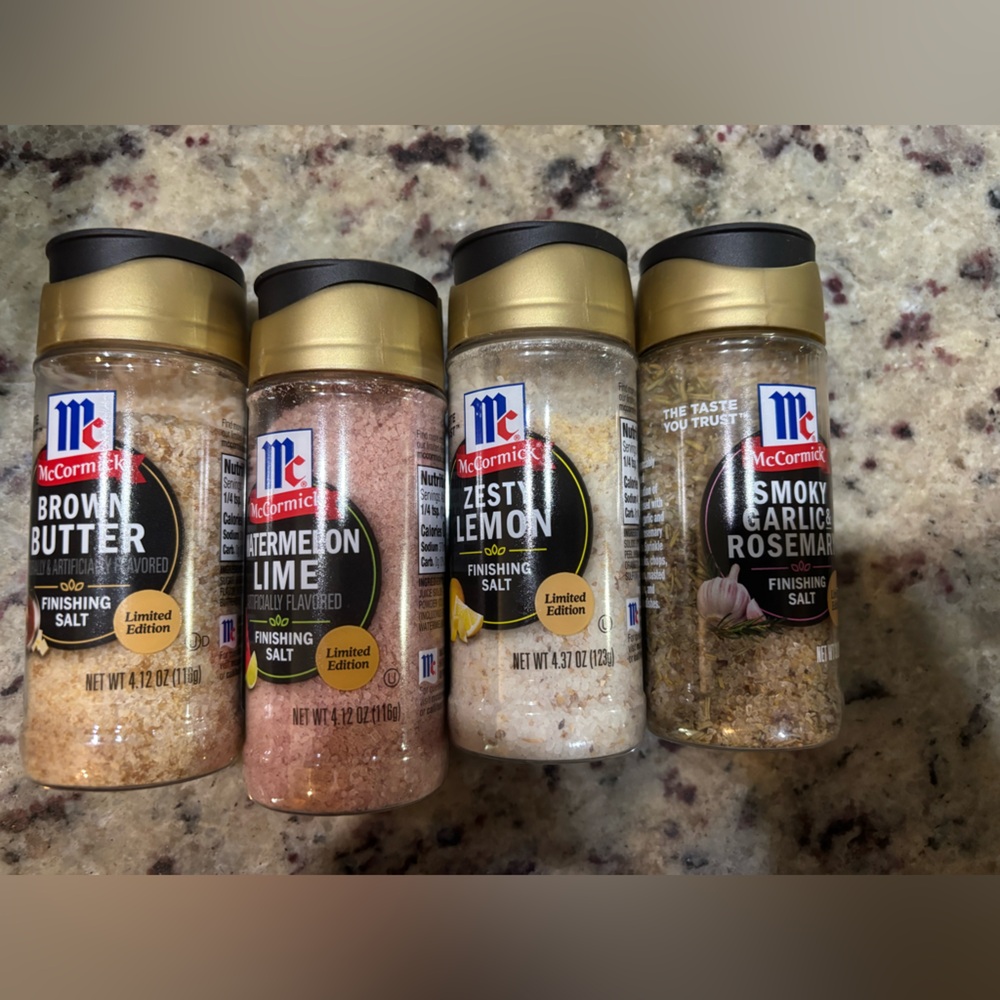McCormick limited edition finishing salts set of 4